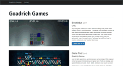 Desktop Screenshot of games.goadrich.com