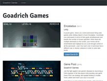 Tablet Screenshot of games.goadrich.com